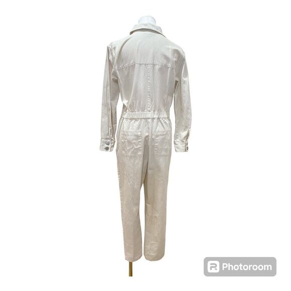 Sandy Liang x Target Women’s Button Front Long Sleeve Jumpsuit Birch Size 4 - Picture 5 of 16